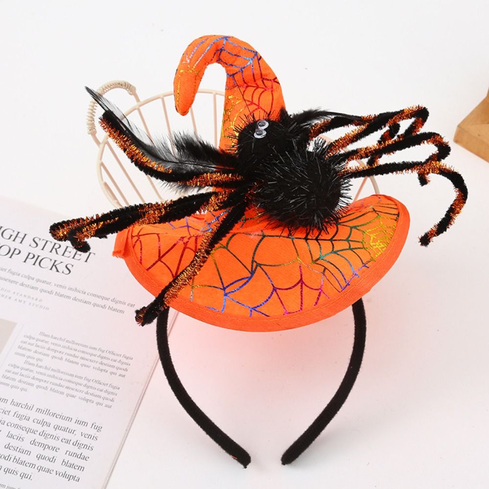 Spider Halloween Witch Hat Hea - Party Hat Cone 评论和价格
