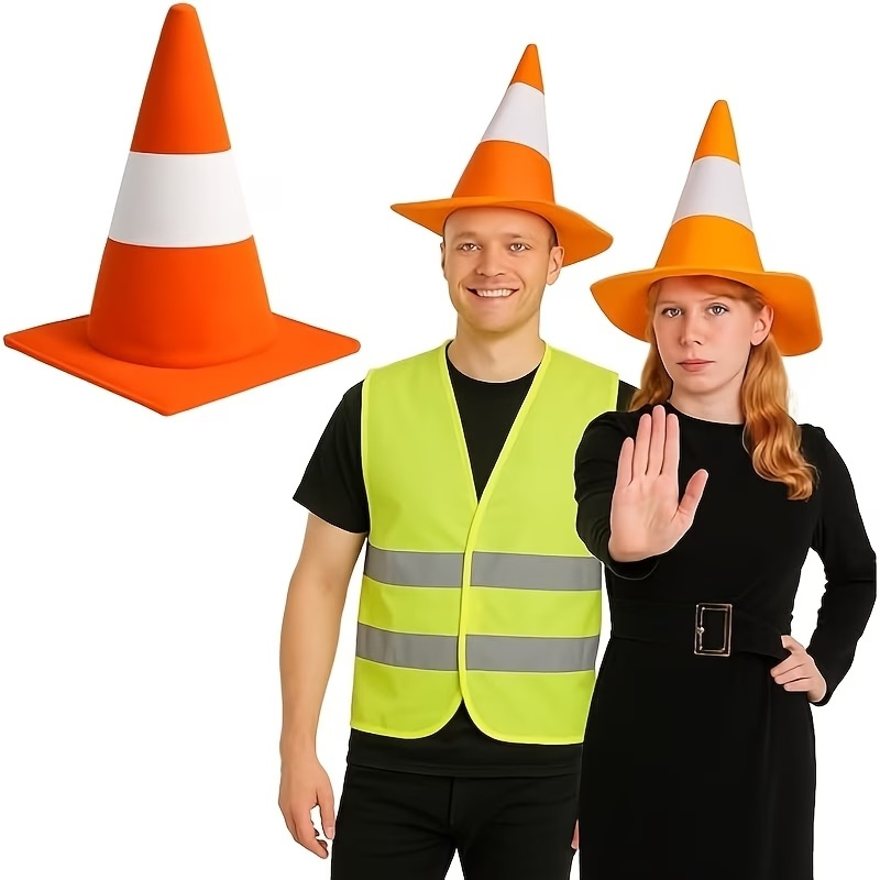 Foldable Traffic Cone Theme Ha - Party Hat Cone 评论和价格