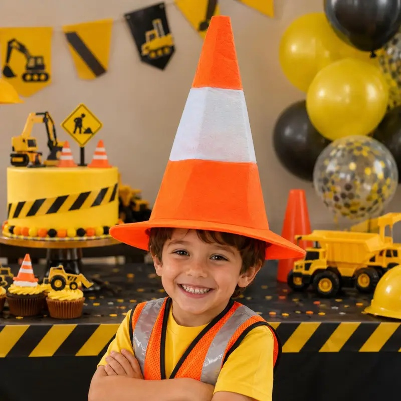 Foldable Traffic Cone Theme Ha - Party Hat Cone 评论和价格