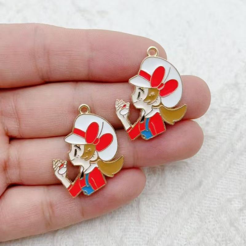 10pcs Cartoon Girl Drip Oil Al - Event Party 评论和价格