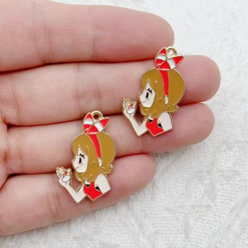 10pcs Cartoon Girl Drip Oil Al - Event Party 评论和价格