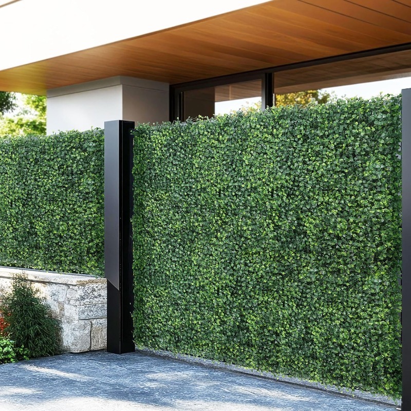 1/3/6Pcs Artificial Plants Gra - Flower Wall Panel 评论和价格