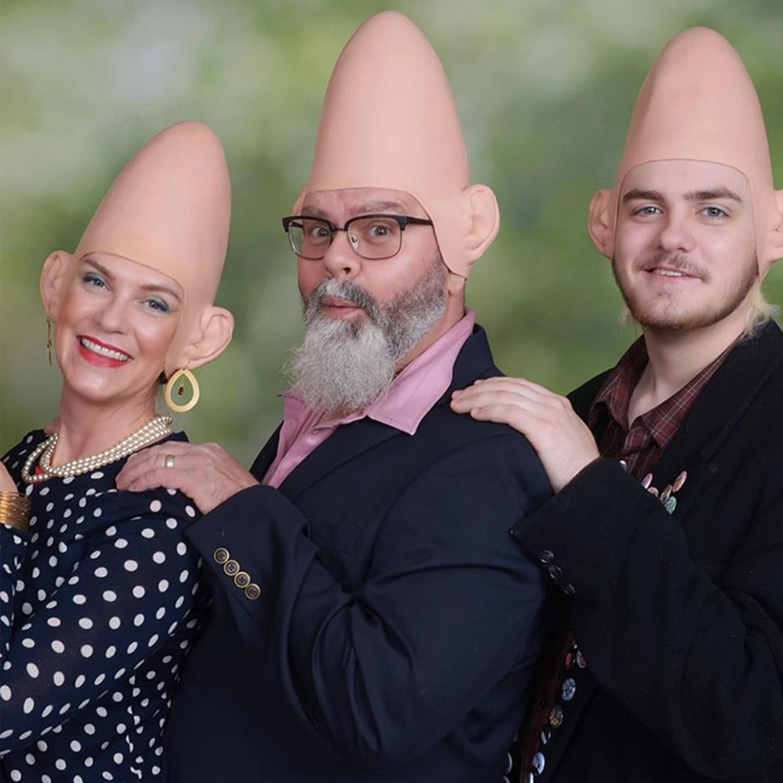 halloween Alien Cone Bald Head - Party Hat Cone 评论和价格