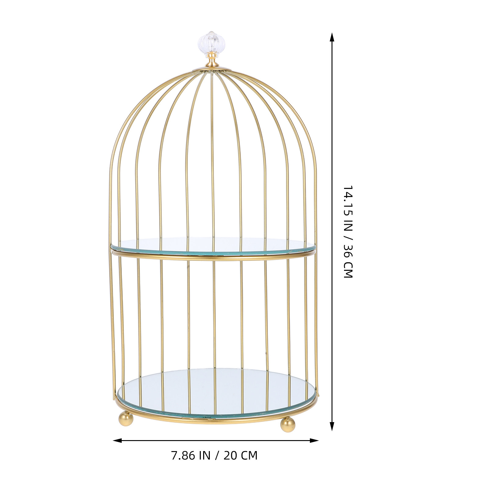 Birdcage Multi-Tier Dessert St - Cupcake Stand Tier 评论和价格