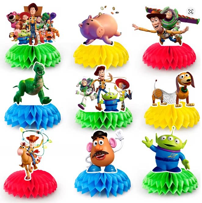 Toy Story 5 Honeycomb Centerpi - Event Party 评论和价格