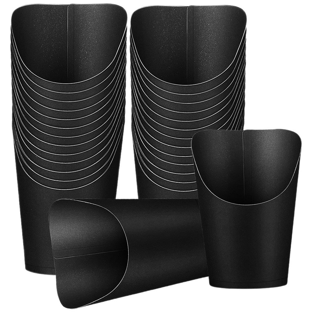 50Pcs Kraft Paper French Fry C - Plastic Cup 50Pcs 评论和价格