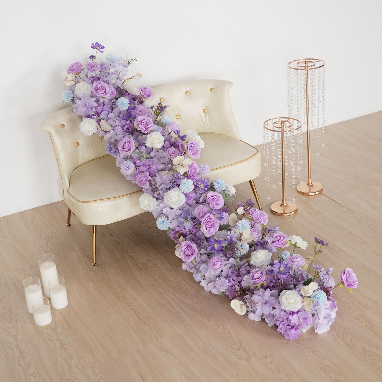 Uflower 1m/2m Pink Rose Hydran - Flower Wall Panel 评论和价格