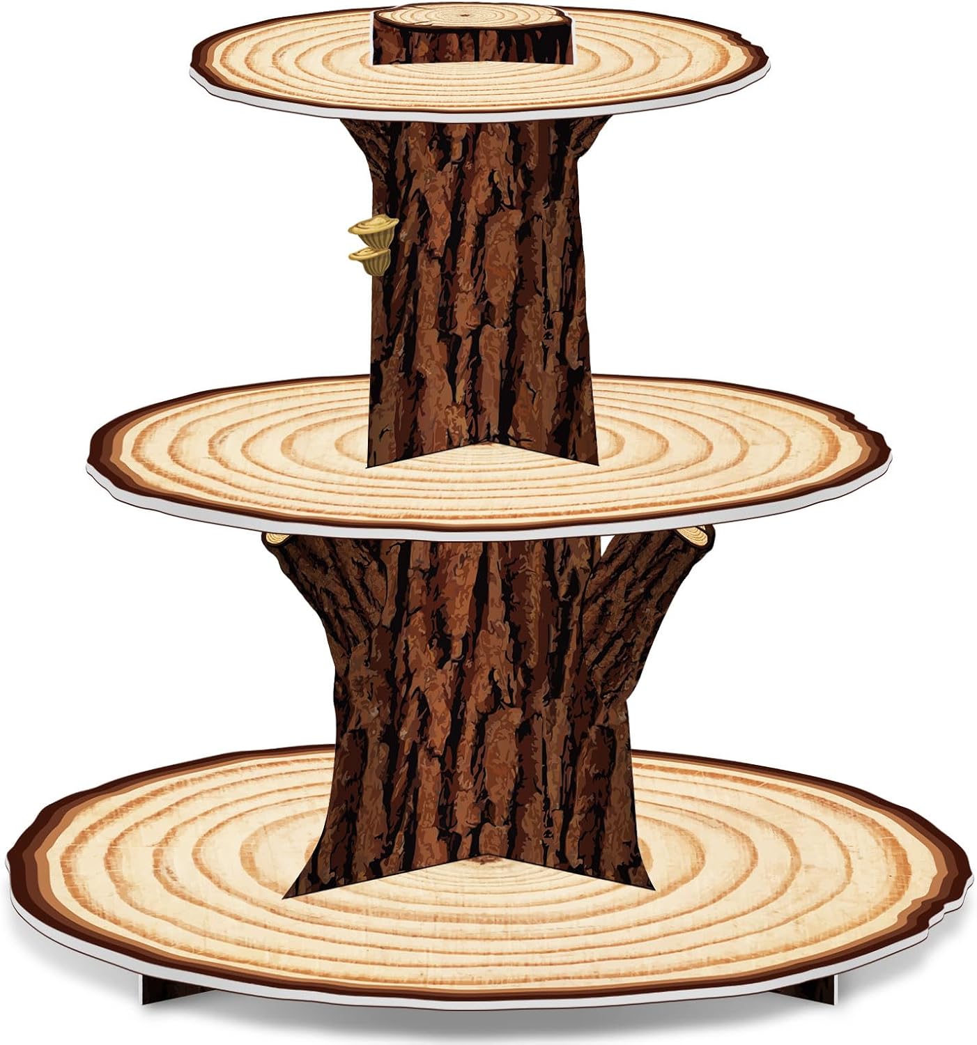 Wooden Cupcake Stand Decoratio - Cupcake Stand Tier 评论和价格